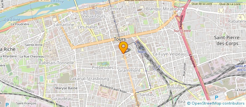 localisation de l'entreprise SCI LA MARTINIERE  TOURS