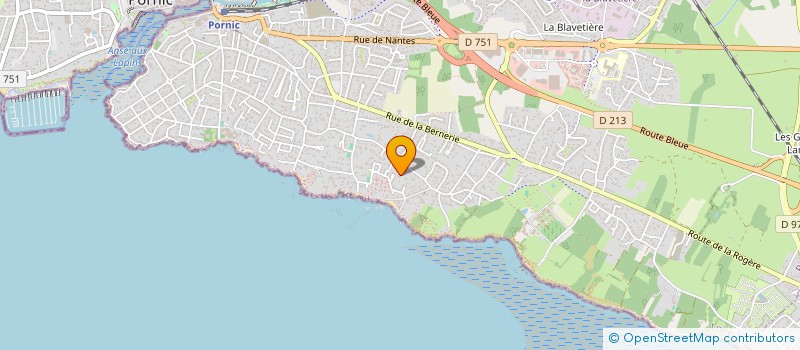 localisation de l'entreprise SCI LA MARTINIERE  PORNIC