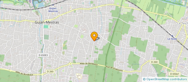 localisation de l'entreprise SCI LA MARTINIERE à GUJAN-MESTRAS