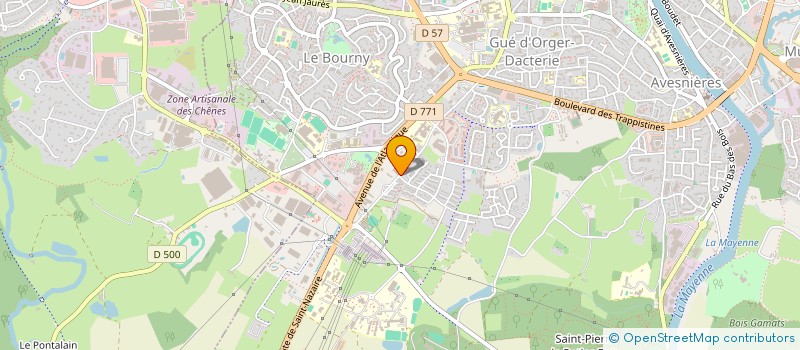 localisation de l'entreprise SCI LA MARTINIERE  SAINT-QUAY-PERROS