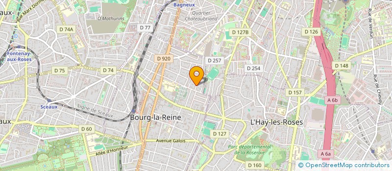 localisation de l'entreprise SCI LA MARTINIERE à BOURG-LA-REINE