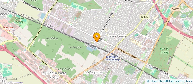 localisation de l'entreprise SCI LA MARTINIERE  BEAUCHAMP