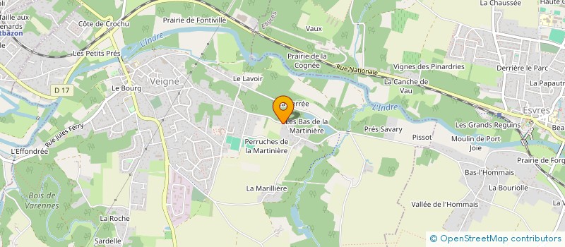 localisation de l'entreprise SCI LA MARTINIERE MONTAIGNE à VEIGNE