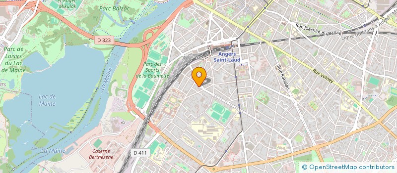 localisation de l'entreprise SCI LA MARTRE à ANGERS