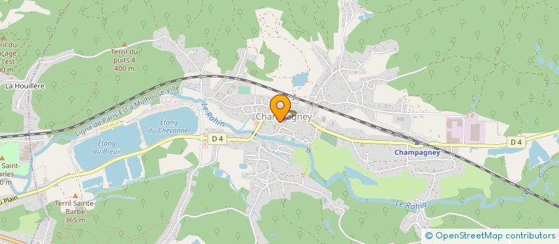 localisation de l'entreprise SCI LA MARYDA  CHAMPAGNEY