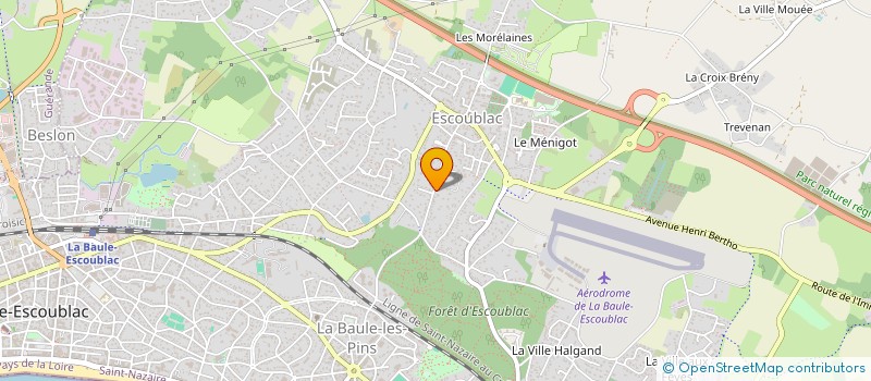 localisation de l'entreprise SCI LA MARZELIERE  LA BAULE-ESCOUBLAC