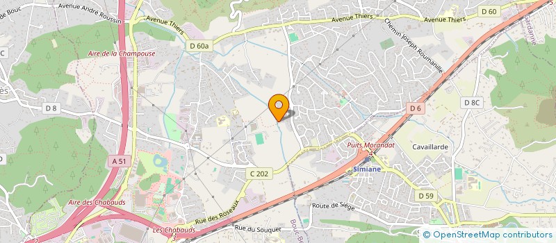 localisation de l'entreprise SCI LA MASAUDIERE à BOUC-BEL-AIR