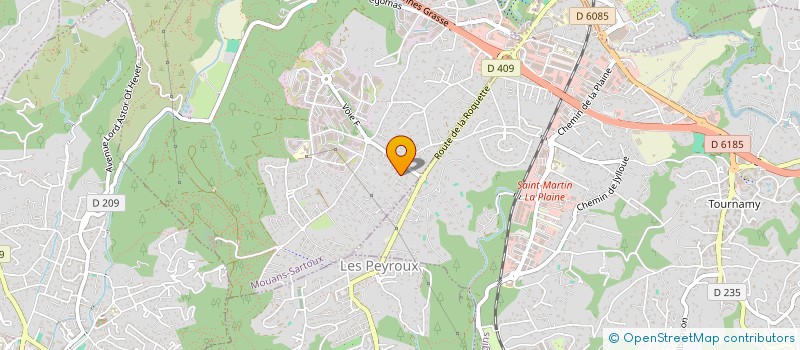 localisation de l'entreprise SCI LA MASCOTTE à MOUANS-SARTOUX