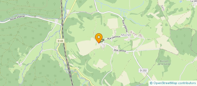 localisation de l'entreprise SCI LA MASQUERIE  EPINAC