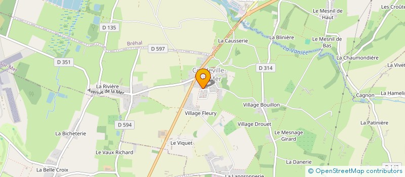 localisation de l'entreprise SCI LA MASSABIELLE  BREVILLE-SUR-MER