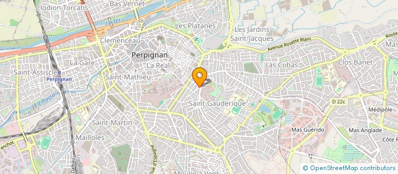 localisation de l'entreprise SCI LA MASSANE  PERPIGNAN