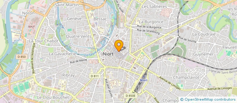 localisation de l'entreprise SCI LA MASSATRIE à NIORT