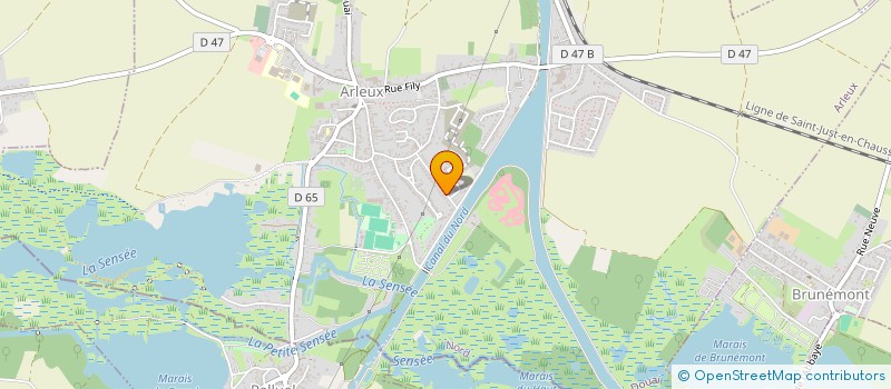 localisation de l'entreprise SCI LA MASSUE  ARLEUX