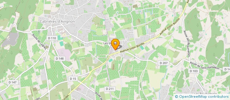 localisation de l'entreprise SCI LA MATHELINE  GORDES