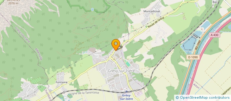 localisation de l'entreprise SCI LA MATIBE  GRESY-SUR-ISERE