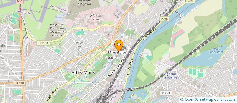 localisation de l'entreprise SCI LA MAULETTE  ATHIS-MONS