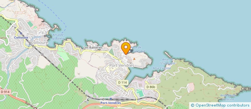 localisation de l'entreprise SCI LA MAURESQUE  PORT-VENDRES