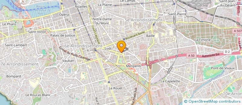 localisation de l'entreprise SCI LA MAURICIENNE à MARSEILLE