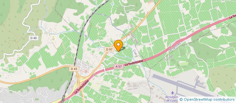 localisation de l'entreprise SCI LA MAURINE DEUX  CUERS