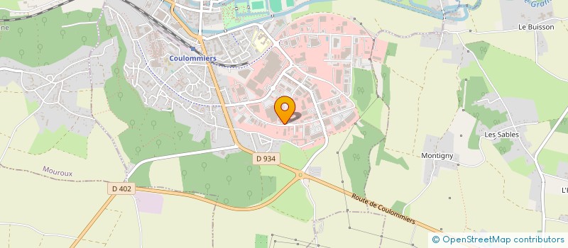 localisation de l'entreprise SCI LA MAURINIERE à COULOMMIERS
