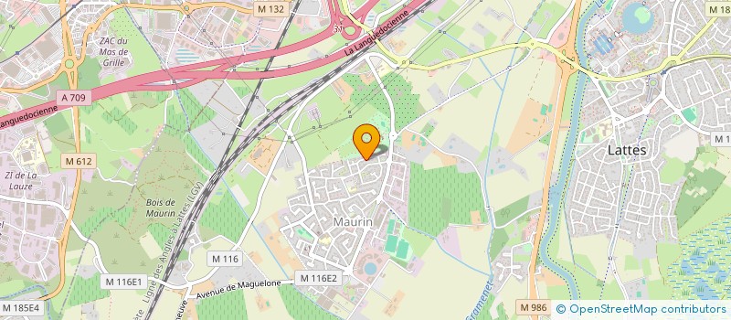 localisation de l'entreprise SCI LA MAURINOISE à LATTES