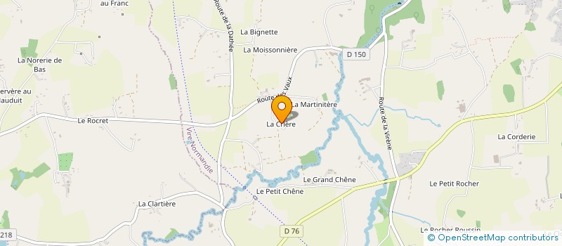 localisation de l'entreprise SCI LA MAYENNE  VIRE NORMANDIE