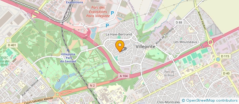 localisation de l'entreprise SCI LA MAYRIG à VILLEPINTE