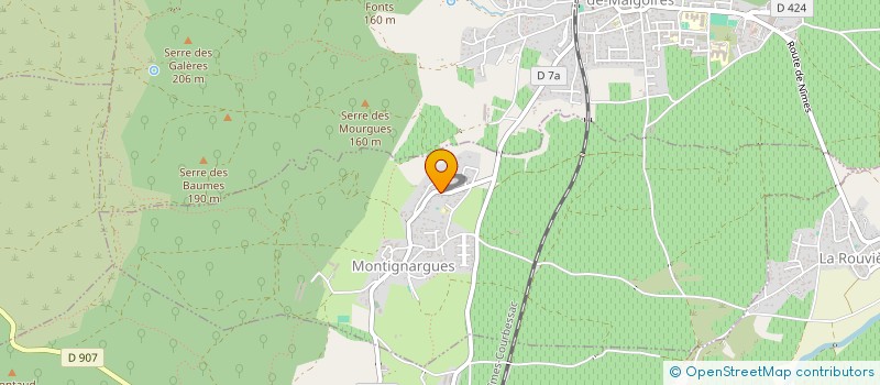 localisation de l'entreprise SCI LA MAZALIE  LA ROUVIERE