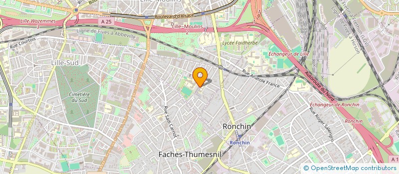 localisation de l'entreprise SCI LA MAZURELLE  HEM