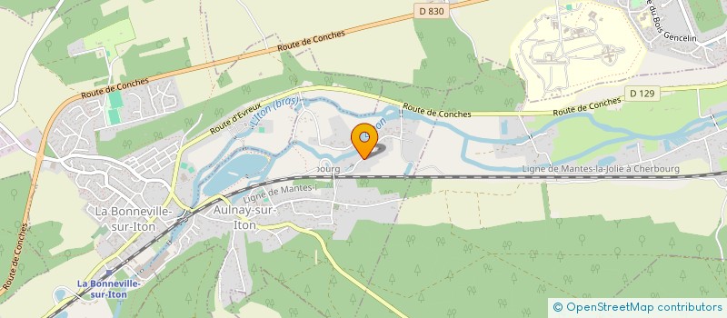 localisation de l'entreprise SCI LA MAZURIE  AULNAY-SUR-ITON