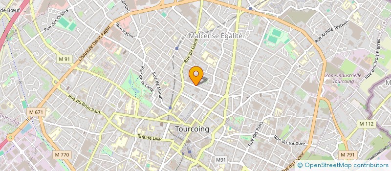 localisation de l'entreprise SCI LA MDE  TOURCOING