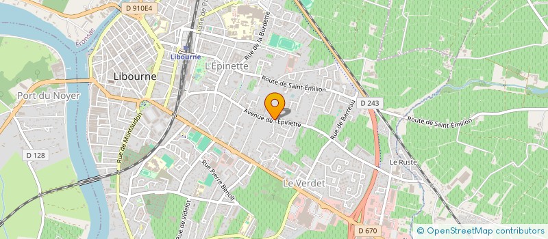 localisation de l'entreprise SCI LA MEDIC  LIBOURNE