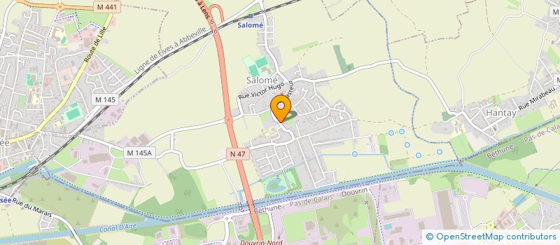 localisation de l'entreprise SCI LA MEDICALE DE SALOME  SALOME