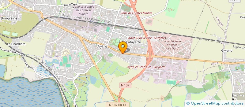 localisation de l'entreprise SCI LA MEDINA  AYTRE