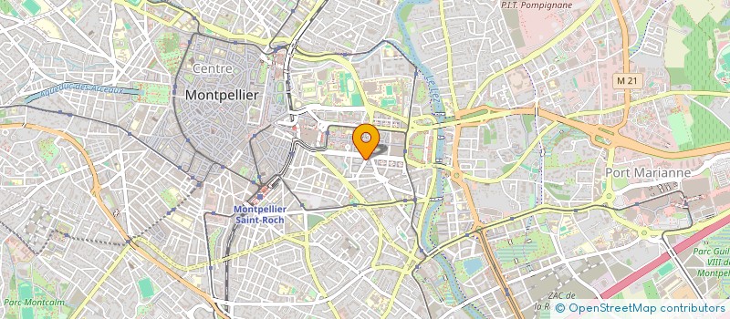 localisation de l'entreprise SCI LA MEIGE  MONTPELLIER