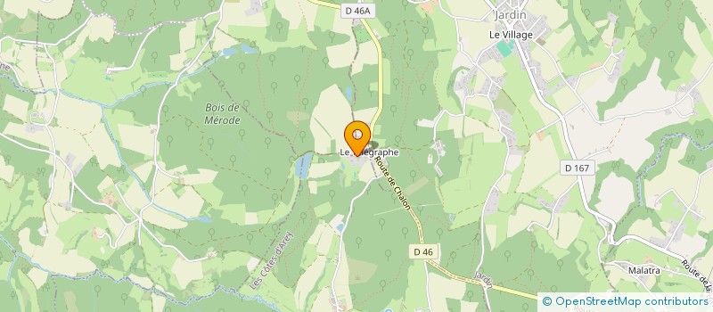 localisation de l'entreprise SCI LA MEIJE  LES COTES D'AREY