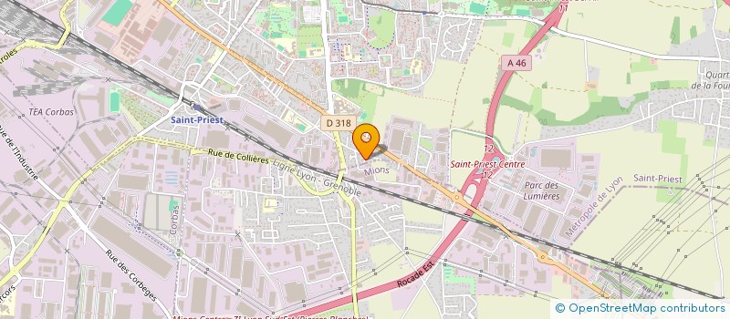 localisation de l'entreprise SCI LA MELESIANE  SAINT-PRIEST