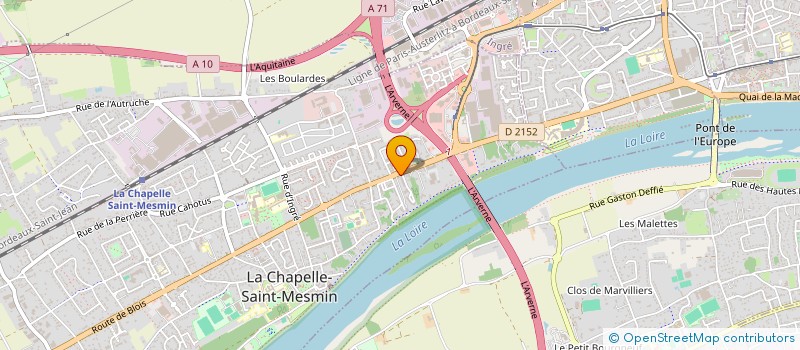 localisation de l'entreprise SCI LA MELODIE à LA CHAPELLE-SAINT-MESMIN