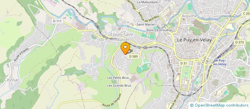 localisation de l'entreprise SCI LA MELODIE  ESPALY-SAINT-MARCEL