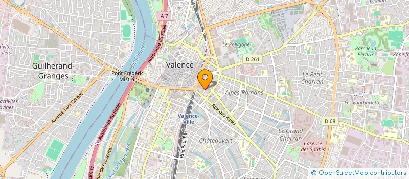 localisation de l'entreprise SCI LA MELOLIE à VALENCE