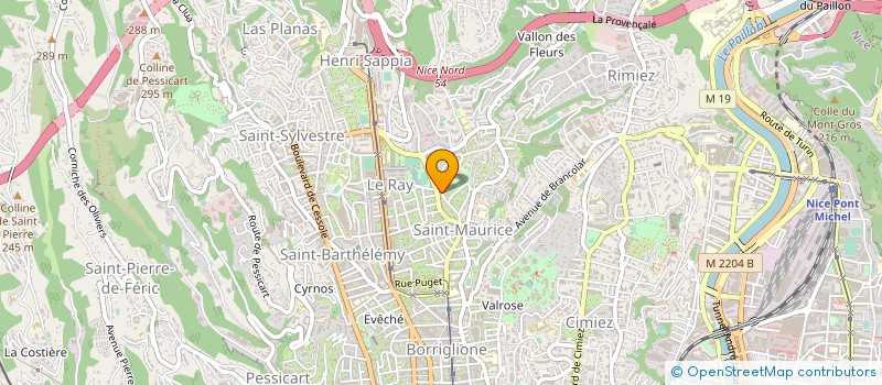 localisation de l'entreprise SCI LA MENADIA à NICE