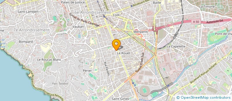 localisation de l'entreprise SCI LA MENARA à MARSEILLE