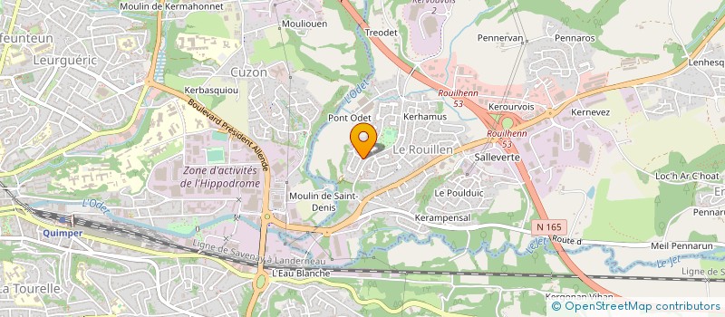 localisation de l'entreprise SCI LA MENARDIERE 2  ERGUE-GABERIC