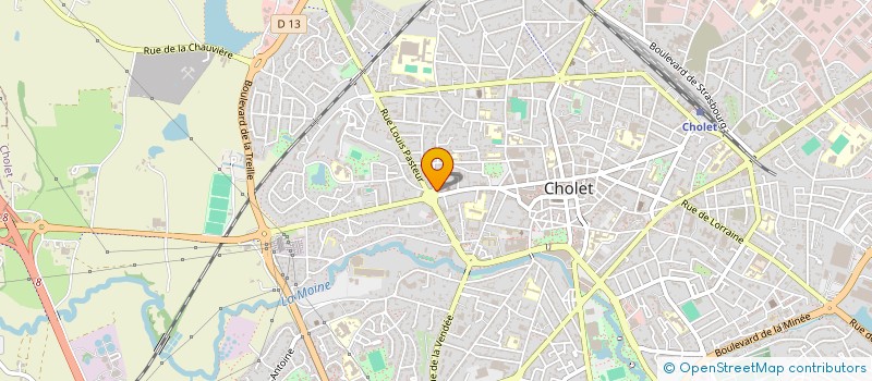 localisation de l'entreprise SCI LA MENARDIERE à CHOLET