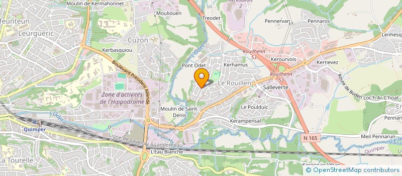 localisation de l'entreprise SCI LA MENARDIERE  ERGUE-GABERIC