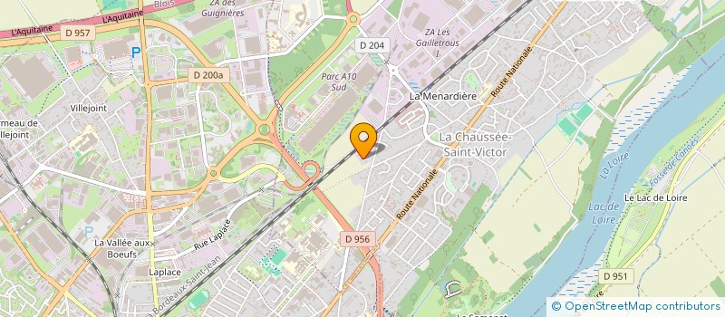 localisation de l'entreprise SCI LA MENARDIERE  SAINT-DENIS-SUR-LOIRE