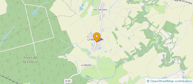 localisation de l'entreprise SCI LA MENARDIERE  FOUGERE