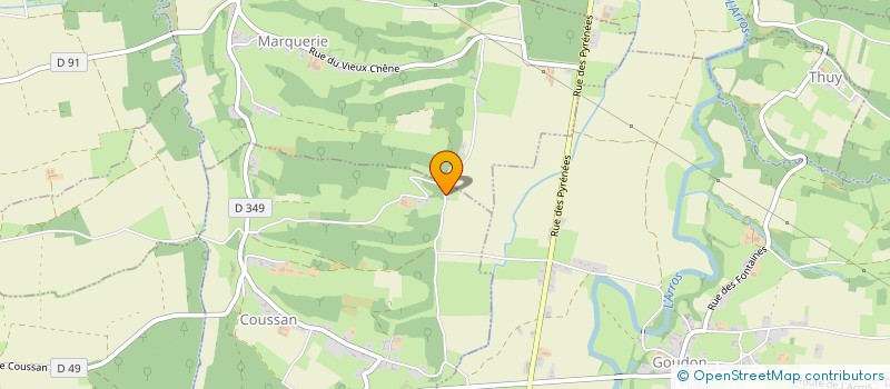 localisation de l'entreprise SCI LA MENDIOTTE  SOUYEAUX