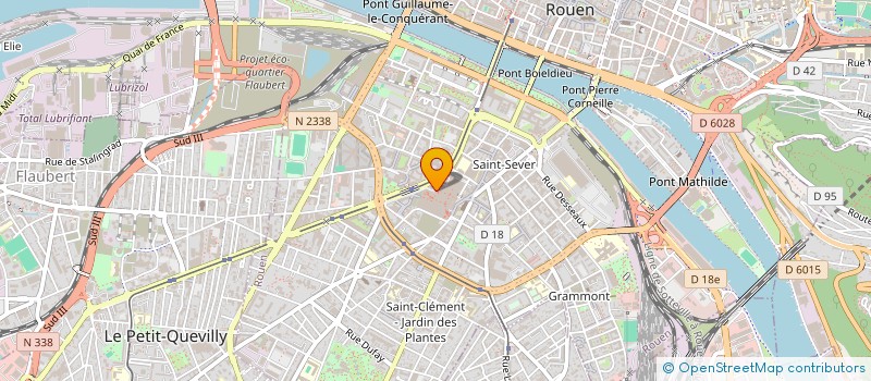 localisation de l'entreprise SCI LA MENTION à ROUEN