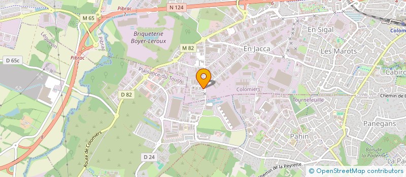 localisation de l'entreprise SCI LA MENUDE à COLOMIERS